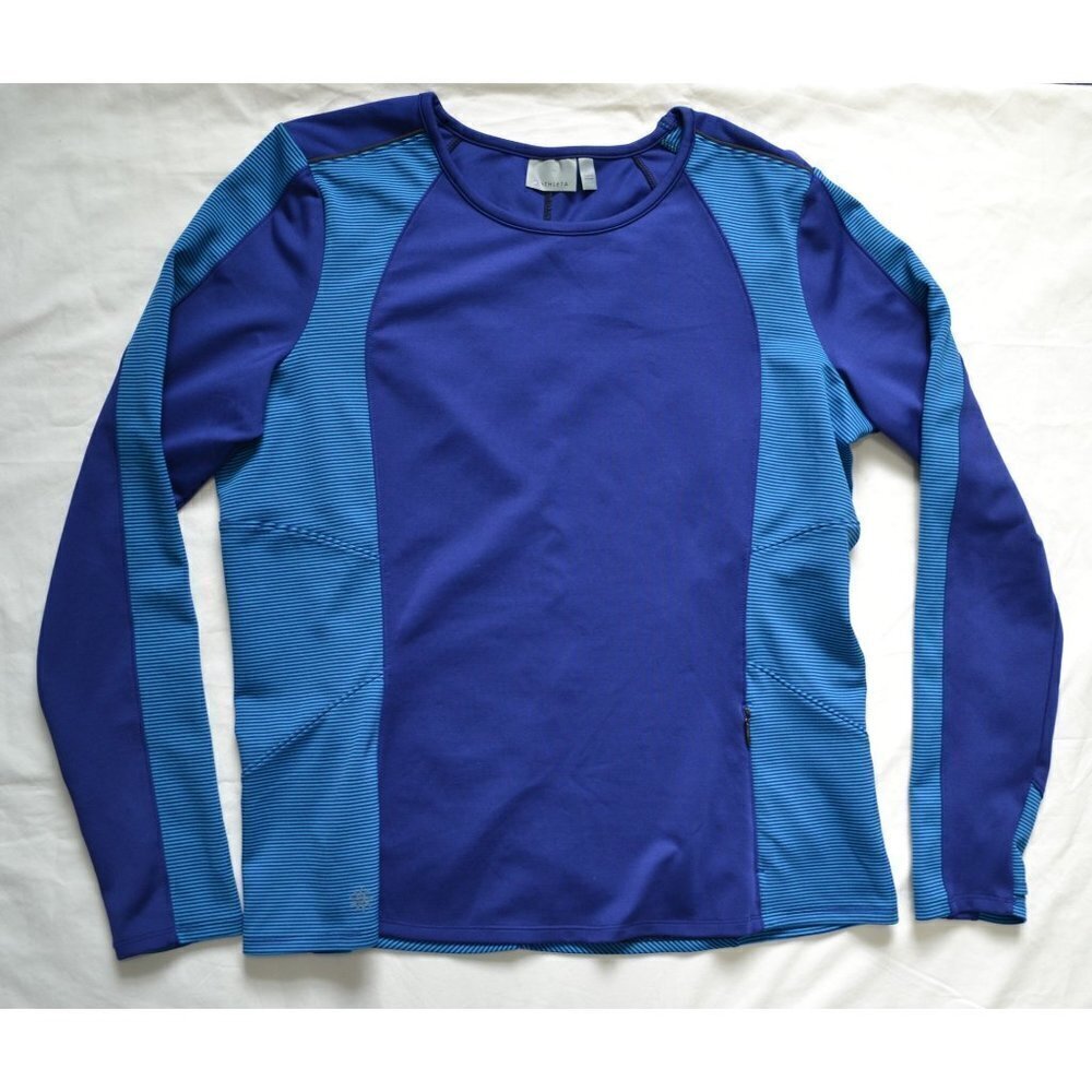 ATHLETA | Long Sleeve Athletic Top Blue | Sz. XL